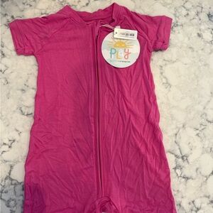Little Sleepies Vibrant Pink Bodysuit